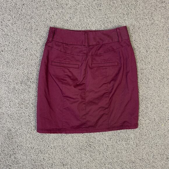 Loft Outlet Button Front Pockets Mini Skirt US Women's 0 - Picture 3 of 5